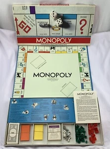 1975 Monopoly Game by Parker Brothers Complete in Very Good Condition FREE SHIP - Picture 1 of 5