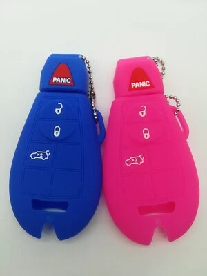 2*Fob Key Cover for 2014 2015 2016 DODGE DART CHALLENGER CHARGER MAGNUM CHRYSLER - Image 1 of 4