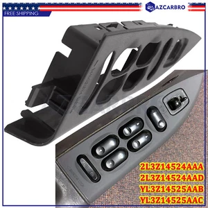 NEW Front Drivers Side Door Switch Panel Bezel Dark Graphite 01-02 Ford F150 - Picture 1 of 8