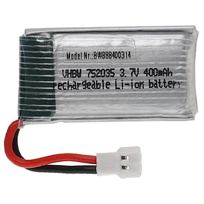 RC Akku Modellbau XH 2.54 2P 400mAh 3,7V - Bild 1 von 3