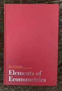 Elements of Econometrics 1971 by Jan Kmenta Vintage Hardcover 1st Edition VG - Picture 1 of 1