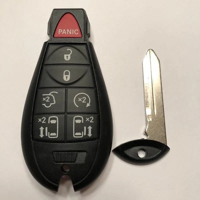 OEM CHRYSLER Keyless Entry Remote Key Fob Fobik 7 Button IYZ-C01C  - Image 1 of 4