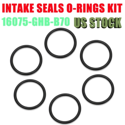 6 件 适用于本田 Valkyrie GL1500C 16075-GHB-B70 发动机进气密封 O 形环垫片 — 第 1/4 张图片