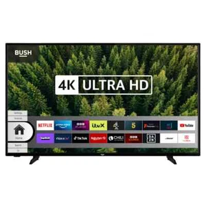 Bush 43 Inch Smart 4K UHD HDR LED Freeview TV YouTube Netflix WiFi USB HDMI - Picture 1 of 5