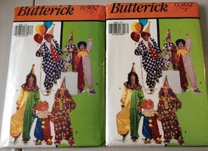 2 Butterick Patterns 6302 A & 6302 B Adult & Child's Costumes Uncut - Bild 1 von 2