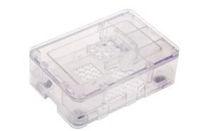 ABS Case for use with Raspberry Pi 2 B, Raspberry Pi B+ in Clear - Picture 1 of 2