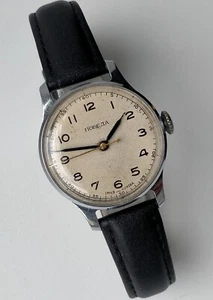 Pobeda 2608 Model CHN-36K Vintage Original Soviet Mechanical Watch 1 MCHZ 1954 - Bild 1 von 11