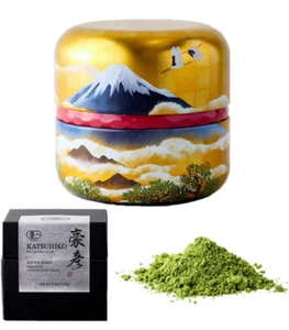 Kyoto Uji Matcha Pulver 55g KATUHIKO Premium Zeremonienqualität Bio mit Box - Bild 1 von 10