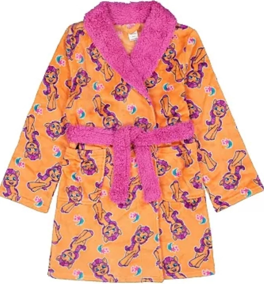  My Little Pony Robe Girls Size 6 Warm Fleece NEW Sunny Starscout FREE Shipping - Image 1 of 1
