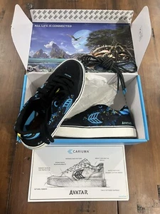 Cariuma Vallely Pro Avatar Banshee Way of Water Suede Sneakers W7/M5.5 BRAZIL - Picture 1 of 7