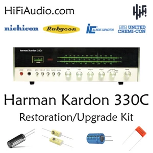 Harman Kardon 330C receiver restoration kit service recap capacitor rebuild - Picture 1 of 6