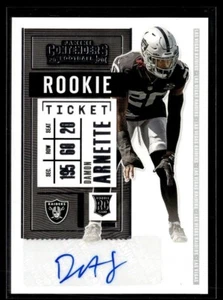 2020 CONTENDERS ROOKIE TICKET #2 AUTO DAMON ARNETTE RAIDERS - Picture 1 of 1