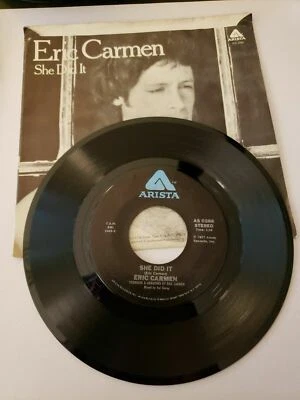 1977 Eric Carmen - She Did It - Arista(45RPM 7”  Single)(J419)  - Image 1 of 2