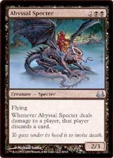 1x Abyssal Specter MTG Duel Decks: Divine vs. Demonic NM Magic Regular