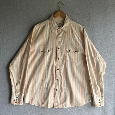 Camisa Vaquera True Grit Western Grande Manga Larga Multicolor Rayas Foto 1 de 4