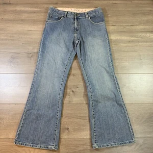 Levi’s 517 Jeans Stretch Flare Mid Rise Medium Wash Youth Girl’s 16 1/2 Plus - Picture 1 of 12