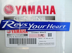 ORIGINAL Yamaha Pegatina *REVS YOUR HEART Logotipo-Pegatina-Calcomanía Emblema
