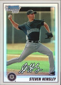 2010 (MARINERS) Bowman Chrome Prospects Refractors #BCP114A Steven Hensley /500