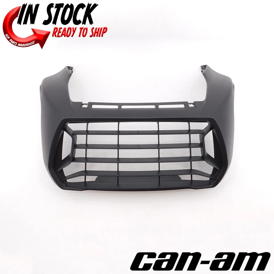 CAN AM FRONT FACIA GRILLE (DEEP BLACK) 2019-2025 RYKER OEM NEW 705010722 - Image 1 of 4