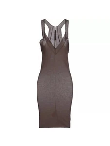 Rick Owens Lilies Mid-Length Grey Dress Size 46 - Picture 1 of 7
