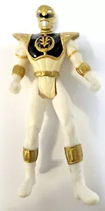Modellino giocattolo vintage 1995 Saban Mighty Morphin Power Rangers White Ranger sciolto 4" - Foto 1 di 4