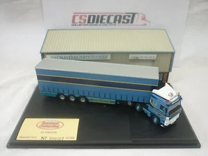Oxford Diecast Modern Truck 1:76th DAF Curtainside Davison DAF13CS SHELF WEAR - Picture 1 of 5