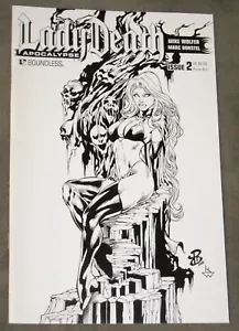 Lady Death Apocalypse #2 Comic Premium Pure Art Cover - New, Unread - Picture 1 of 3