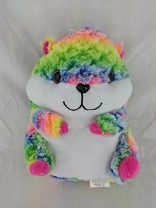 Nanco Hamster Plush Rainbow Colors 10 Inch Stuffed Animal Toy - Imagen 1 de 7