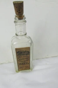 ÖL 2 Unzen Flasche William F Nye Nähmaschinenöl mit Etikett - Bild 1 von 3