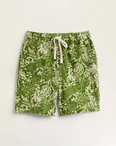 Pendleton Wayside Knit Short - Olive Green - Tropical Print - Pockets - Size XXL - Picture 1 of 8