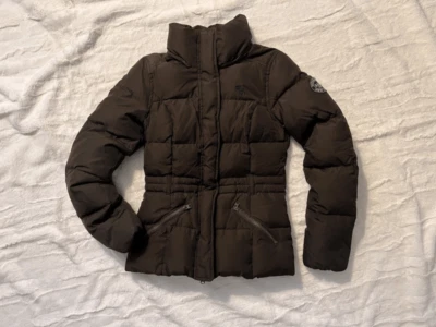 Chaqueta acolchada marrón XL Abercrombie Kids Foto 1 de 4