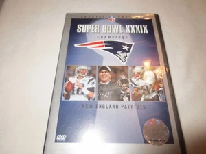 NFL Super Bowl XXXIX Champions New England Patriots DVD Special Edition SEALED - Foto 1 di 8