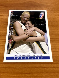 2005 Rittenhouse WNBA Checklist LAUREN JACKSON / SUE BIRD # 108 - Bild 1 von 1