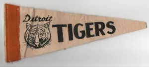 Vintage Mini Felt Pennant - Detroit Tigers 8.75" - Picture 1 of 1
