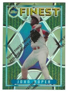 1995 Topps Finest Refractor #141 John Roper Cincinnati Reds BV$5 - Picture 1 of 1