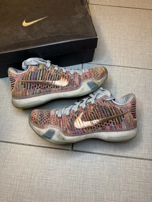 Nike ID Kobe 10 X Elite Low Mamba Days Flyknit Multicolor Mens Sz 9 - Image 1 of 4