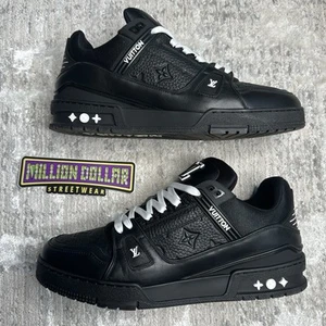 Louis Vuitton Trainer Low ‘embossed Monogram’ Sz- 10LV - Picture 1 of 13