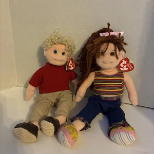 TY Beanie Boppers Rugged Rusty & Loveable Lulu - Picture 1 of 10