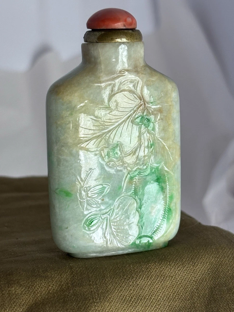 翡翠古董中国鼻烟壶| eBay