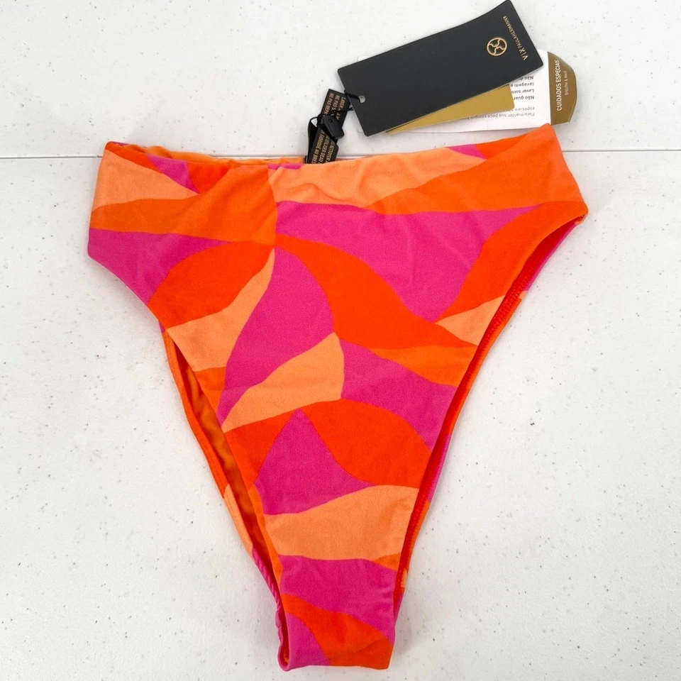 Nuevo con etiquetas Pantalones de bikini Vix Paula Hermanny Martinica Gigi multicolor talla S Foto 1 de 4