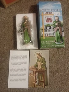 SAINT JOSEPH The Worker, Home Sellers Kit, 4" Statue and Instructions included - Picture 1 of 11