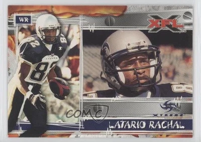 2001 Topps XFL Latario Rachal #72 - Image 1 of 2