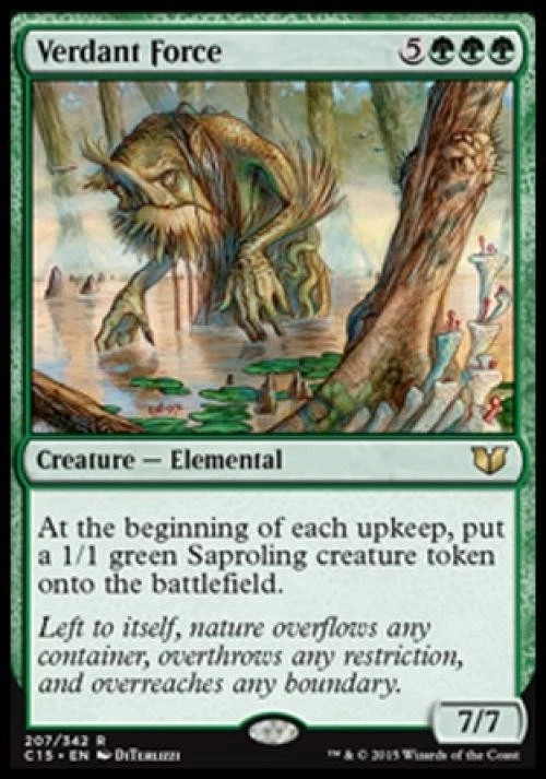 Verdant Force - Medium Play MTG Commander 2015 - Image 1 of 1