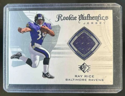 2008 SP Authentic Ray Rice Rookie Authentics Jerseys Rookie RC #RA-23 Ravens - Image 1 of 2