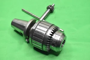 Jacobs No. 20N Super Chuck Kugellager Bohrfutter 3/8-1" Weldon QC Schaft mit Schlüssel - Bild 1 von 20