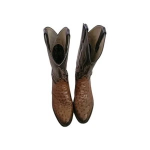 JUSTIN Ostritch 0619 Cowboystiefel 11,5 Western Designer selten Southwestern Arbeit - Bild 1 von 10