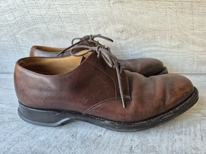 Churches shoes brown UK 10 F sole measures - 32cm lace up - Picture 1 of 15