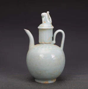 Schönes Sammlerstück Kunst Handmalerei Hutian Ofen Porzellan Teekanne - Bild 1 von 11