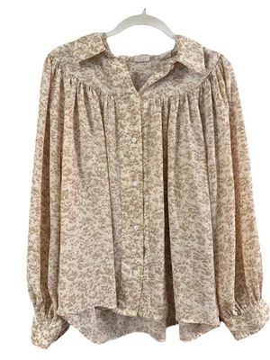 Blusa campesina con cuello estampado floral Levi's para mujer talla L Foto 1 de 4