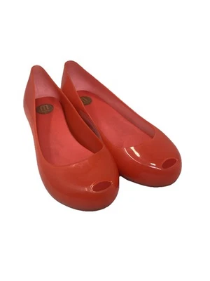 Melissa Zapatos Mujer 5 Ultragirl Peep Toe Rosa/Rojo Jelly Ballet 35/36 EU Foto 1 de 4